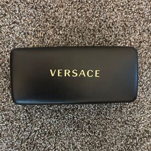 Versace Black Case with Gold Logo